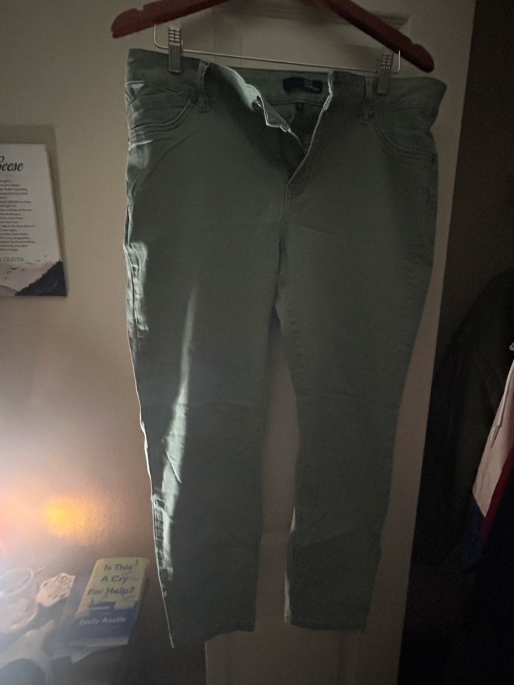 Women’s 1822 Denim Olive Green Slim Chinos size 16